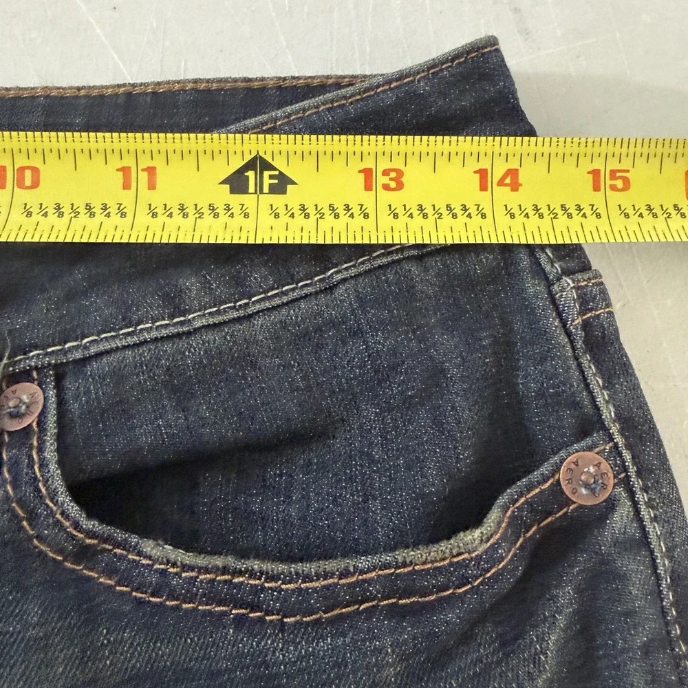 Aeropostale Men's Slim Jeans 28x32 Dark Wash Stretch Denim Modern Casual NWOT